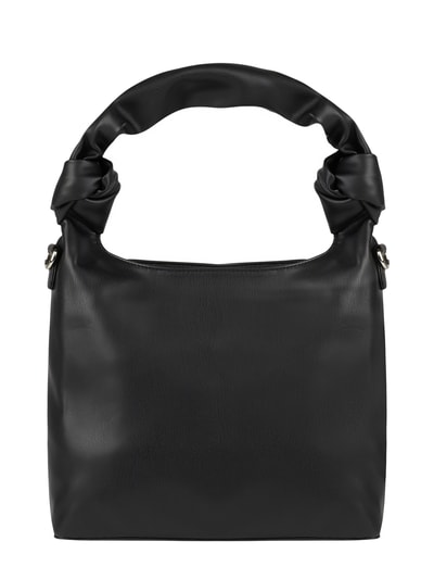 Seidenfelt Hobo Bag in Leder-Optik Black 3