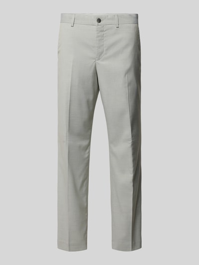 SELECTED HOMME Slim Fit Anzughose mit Knopf- und Reißverschluss Hellgruen 2