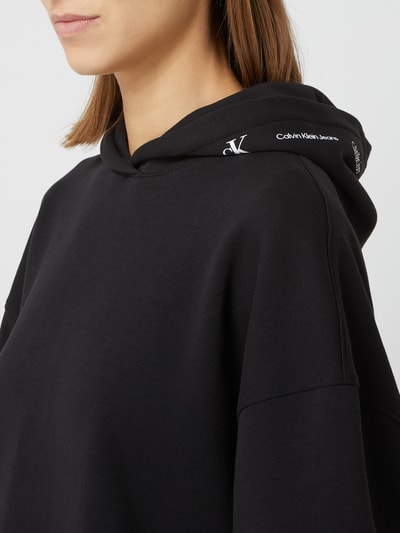 Calvin Klein Jeans Oversized Hoodie mit Logos Black 3