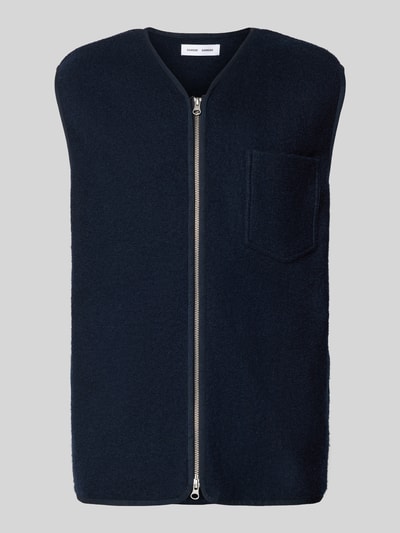 Samsøe Samsøe Gilet met ritssluiting Donkerblauw - 2