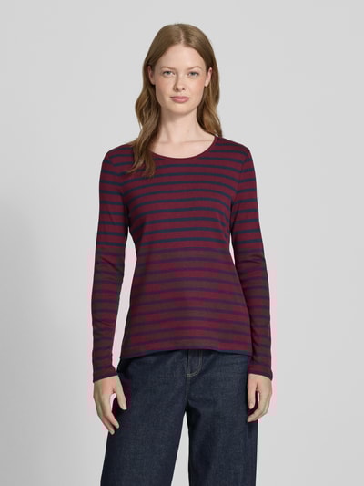 Christian Berg Woman Bluzka z długim rękawem z dekoltem okrągłym Wiśniowy 4