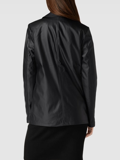 Noisy May Oversized Blazer in Leder-Optik Modell 'Luke' Black 5