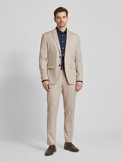 SELECTED HOMME Slim Fit Anzughose mit Knopf- und Reißverschluss Sand 1