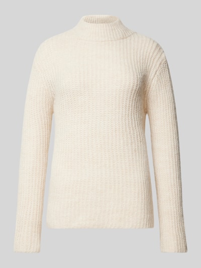 Soyaconcept Strickpullover mit Stehkragen Modell 'Torino' Beige 2