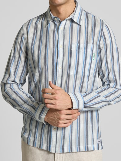 Scotch & Soda Freizeithemd mit Knopfleiste Lavender 3