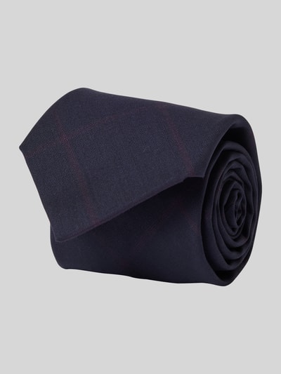 altea Krawatte aus reinem Leinen Marine 1