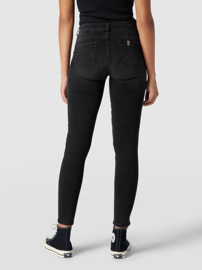 Liu Jo White Jeans mit Label-Detail Modell 'DIVINE' Black 5