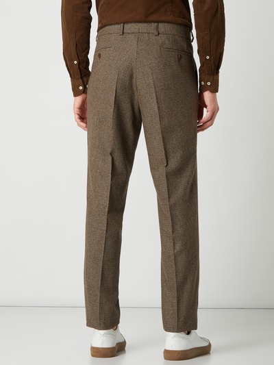 Carl Gross Modern Fit Anzughose aus Wollmischung Modell 'Shiver' Beige 5