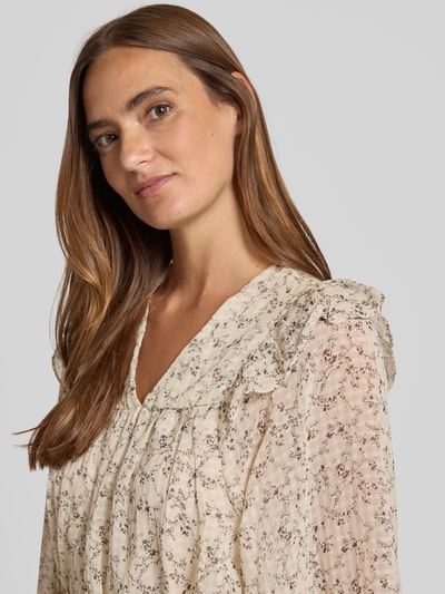 Vero Moda Jurk in A-lijn met tailleriem, model 'PETRA' Ecru - 3