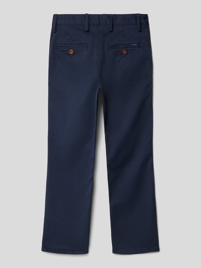 Gant Chino met Franse steekzakken Marineblauw - 3