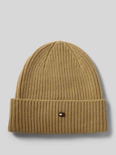 Tommy Hilfiger Beanie van puur kasjmier Camel - 1