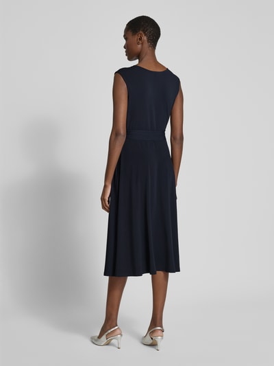 Christian Berg Woman Selection Midikleid mit Bindegürtel Marine 5