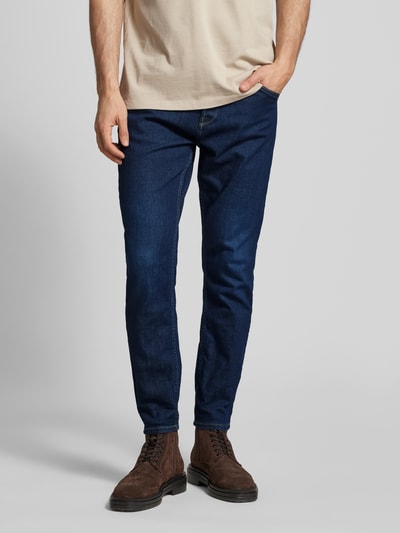 GABBA Tapered Fit Jeans im 5-Pocket-Design Modell 'Alex' Marine 4