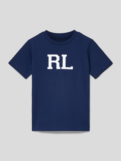 Polo Ralph Lauren Kids T-shirt met labeldetail Marineblauw - 1