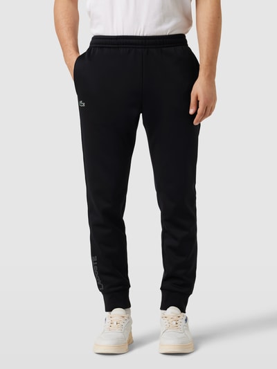 Lacoste Sweatpants met logodetail Zwart - 4