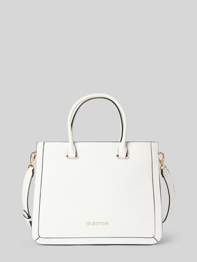 VALENTINO BAGS Handtas met labelapplicatie, model 'IVY' Wit - 1