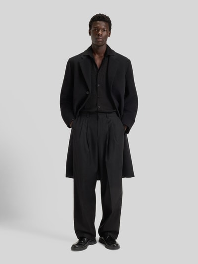 HUGO Slim fit vrijetijdsoverhemd met jacquardmotief, model 'KENNO' Zwart - 1