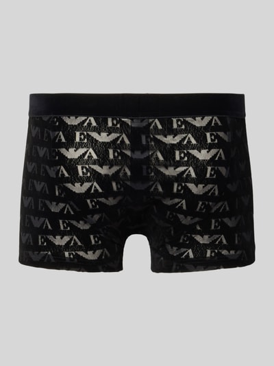 Emporio Armani Trunks mit Logo-Muster Black 3