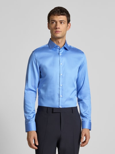 SEIDENSTICKER Regular Fit Business-Hemd mit Kentkragen Modell 'New' Bleu 4