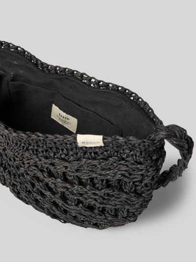 Barts Handtasche mit Baumwoll-Leinen-Futter Modell 'Theros' Black 5