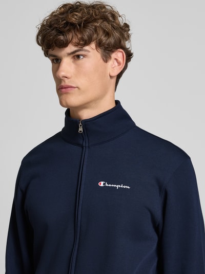 CHAMPION Sweatanzug mit Label-Print Dunkelblau 3