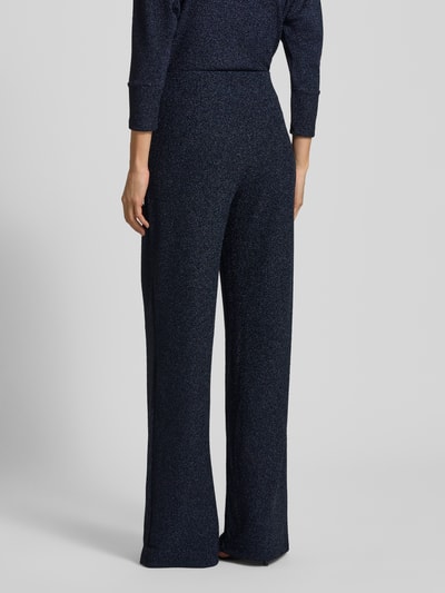Zero Wide leg broek met elastische band Oceaanblauw - 5