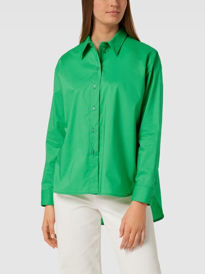Cinque Bluse mit Hemdblusenkragen Modell 'CITARINA' Grün 4