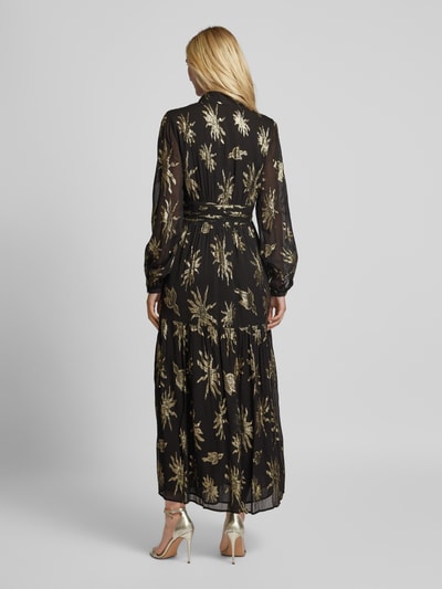 Scotch & Soda Getailleerde maxi-jurk met V-hals Zwart - 5