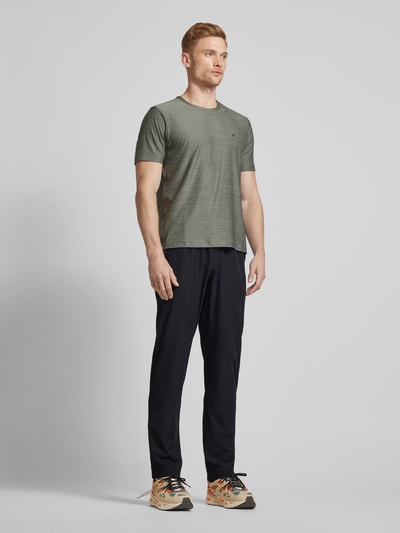 Joy Straight leg sweatpants met steekzakken Zwart - 1