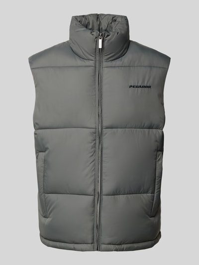 Pegador Bodywarmer met opstaande kraag, model 'LANDIN' Antraciet - 2