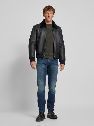 PME Legend Regular fit jeans met labeldetail, model 'Nightflight' Jeansblauw - 1