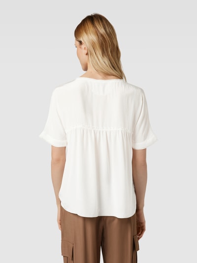 Marc Cain Bluse mit U-Boot-Ausschnitt Offwhite 5