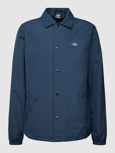 Dickies Jacke mit Label-Patch Modell 'OAKPORT COACH' Rauchblau 2