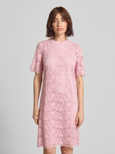 JOOP! relaxed fit cocktailjurk met viscose model 'Darlene' Felroze - 4