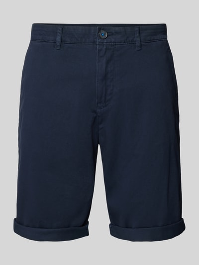 Tom Tailor Korte slim fit broek met steekzakken Marineblauw - 2