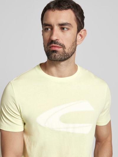 camel active T-Shirt mit gerippten Abschlüssen Mint 3