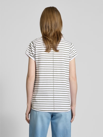 Christian Berg Woman T-Shirt mit Kappärmeln Schilf 5