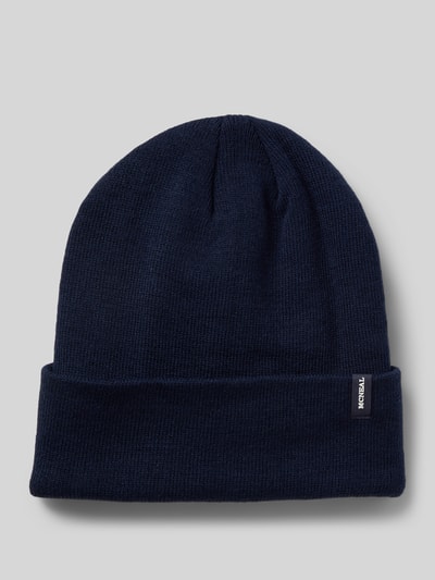 MCNEAL Czapka beanie z detalem z logo Granatowy 1