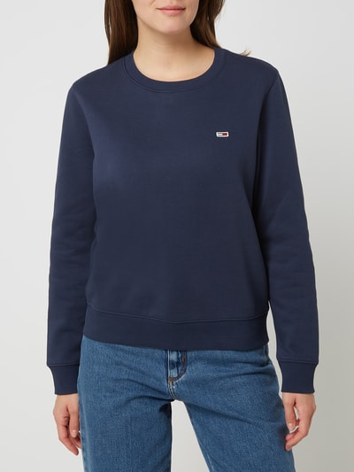 Tommy Jeans Sweatshirt mit Logo Dunkelblau 4