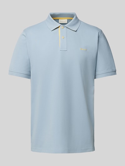 Gant Regular Fit Poloshirt mit Label-Stitching Hellblau 2