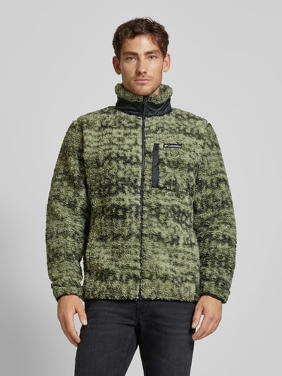 COLUMBIA Sweatjack met opstaande kraag, model 'Winter Pass' Groen - 4