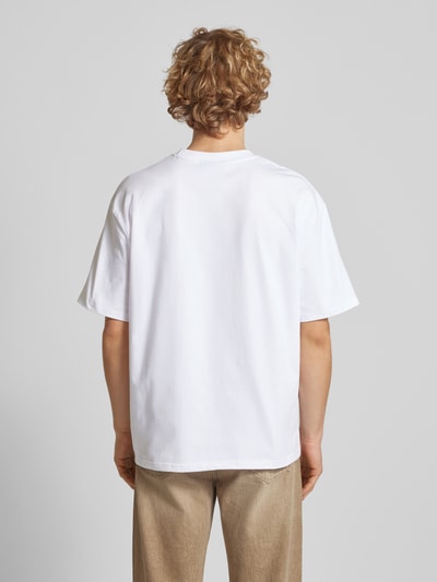 Pegador Oversized T-Shirt mit Label-Print Weiss 5