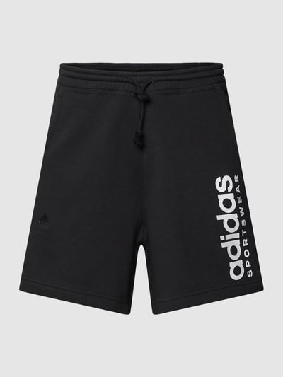 ADIDAS SPORTSWEAR Sweatshorts mit Logo-Print Black 2