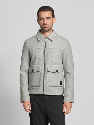 MCNEAL Jas met kentkraag Middengrijs gemêleerd - 4