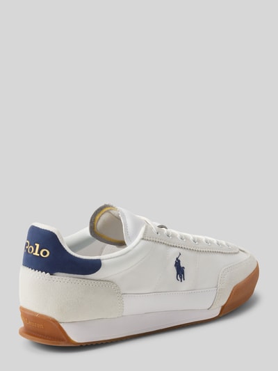 Polo Ralph Lauren Sneakers van echt leer met gestikt logo Wit - 4