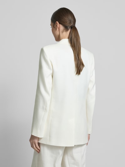 HUGO Leinenblazer mit Reverskragen Modell 'Anetali' Weiss 5