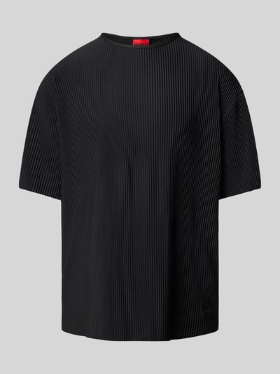 HUGO Oversized T-shirt met ronde hals, model 'Dicorduti' Zwart - 2