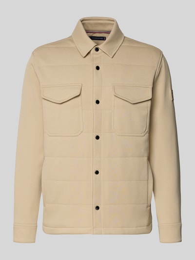Tommy Hilfiger Regular Fit Sweatjacke aus Baumwoll-Mix  Beige 2