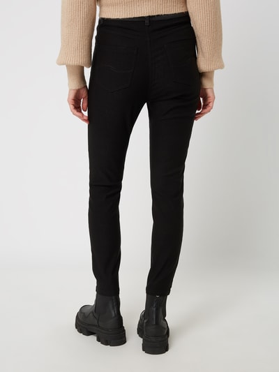 QS Skinny Fit Hose in Leder-Optik Black 5