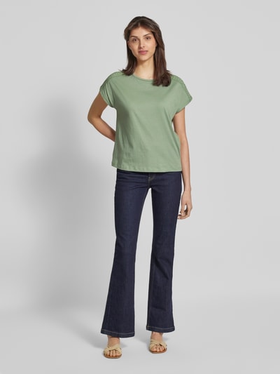 Vero Moda Relaxed Fit T-Shirt aus reiner Baumwolle Modell 'EMMY' Schilf 1